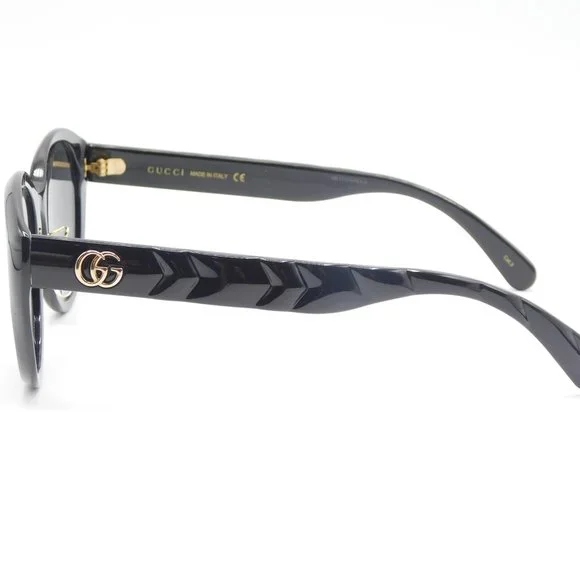 GUCCI GG0814SK 001 BLACK GREY CAT EYE WOMEN'S AUTHENTIC SUNGLASSES 56-20… - Picture 6 of 12